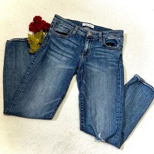 Flying Monkey Light Wash Cropped Jeans - Size 28
